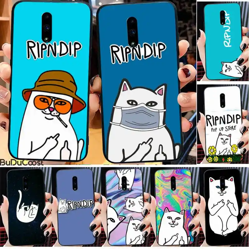 Ripndip Cat Middle Finger Cat Phone Case For Xiaomi Redmi Note 8 Pro Note9 Pro For Redmi Note5 7 Note6pro Phone Case Covers Aliexpress