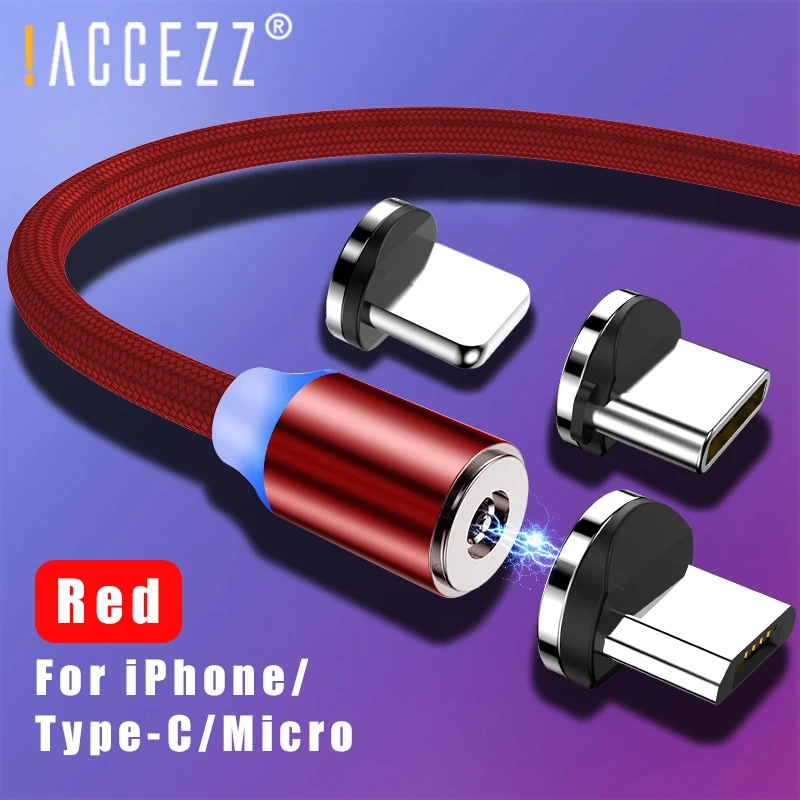 ! Кабель ACCEZZ USB Type-C 8-контактный Micro для iPhone X 8 Plus Samsung Xiaomi 4 | Мобильные телефоны и