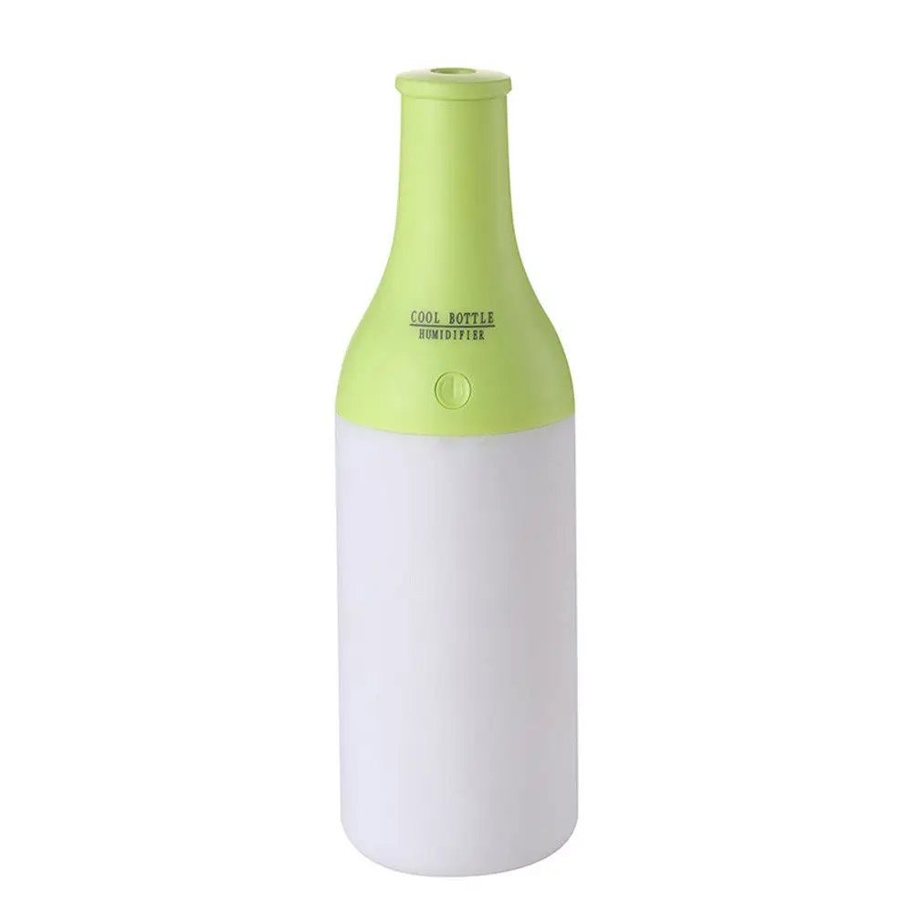 USB Water Bottle Mini Humidifier Office Air Diffuser Aroma Mist Maker Green