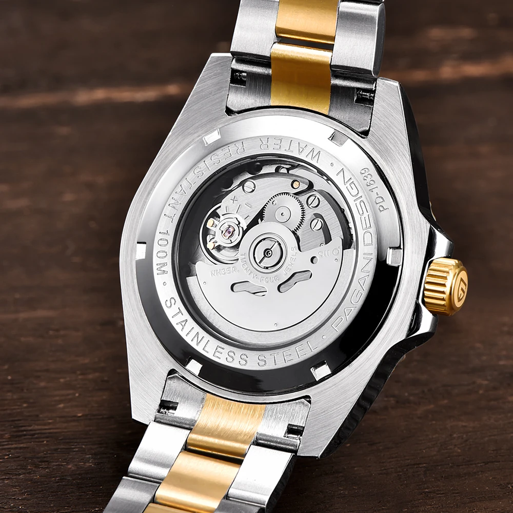Pagani Design Brand Luxury Men Watches Automatic Black Watch Men Stainless Steel Waterproof Busines-4
