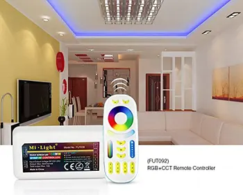 

Mi Light RGB + CCT (RGBWW) Controller Wireless WiFi Control Module LED Controller RF 2.4G for LED Light Strips (FUT039) jk