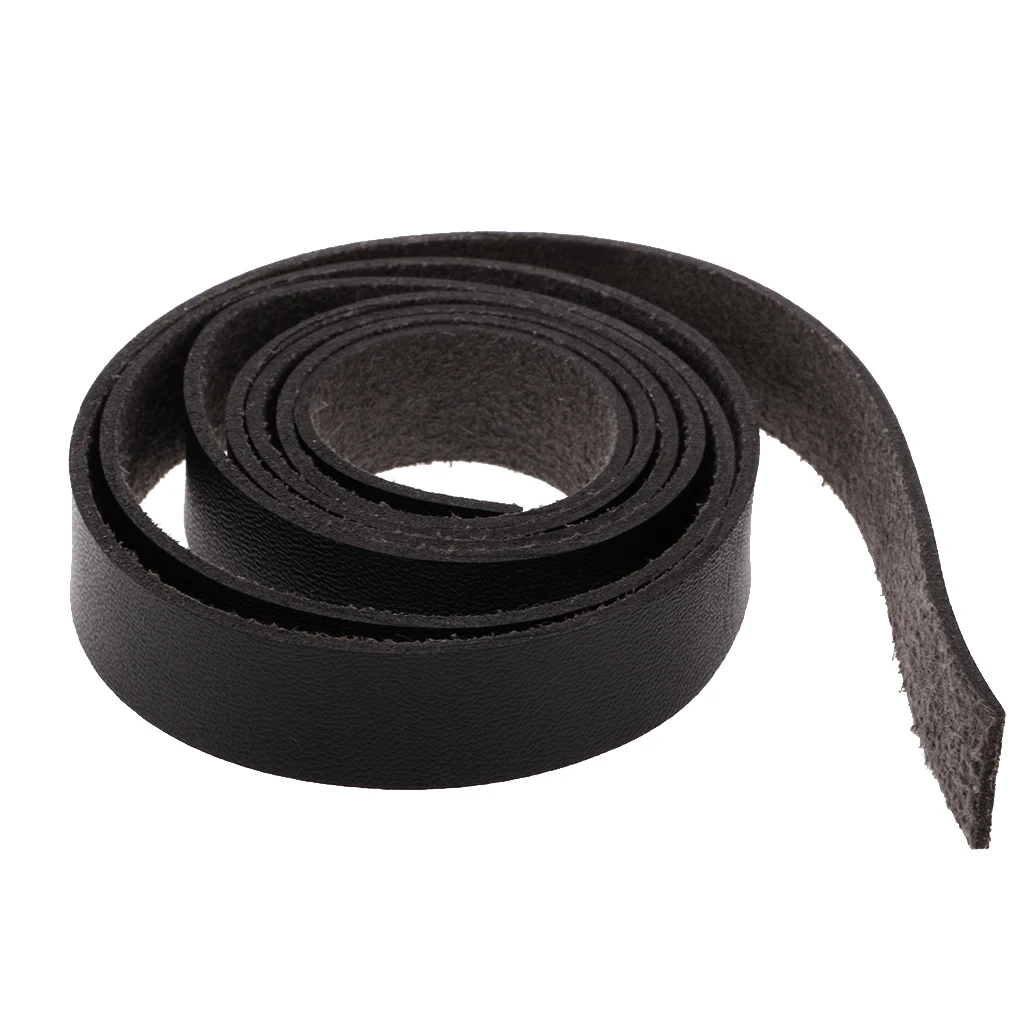 2 Meters x 1.5cm DIY Crafts PU Leather Strap Strip for Leather Crafts Belt Handle Bag Accessories