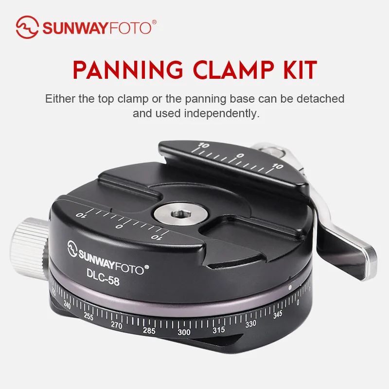 Sunwayfoto Deslizador Nodal con Pinza On-End