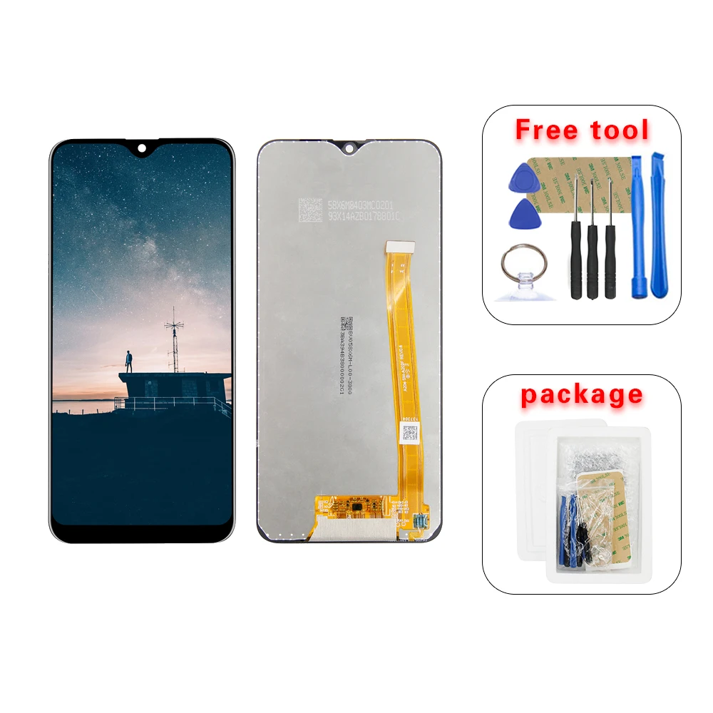 Или samsung Galaxy A20 A205 A205G A205F A205u ЖК-дисплей сенсорный экран дигитайзер стекло в сборе+ Инструменты