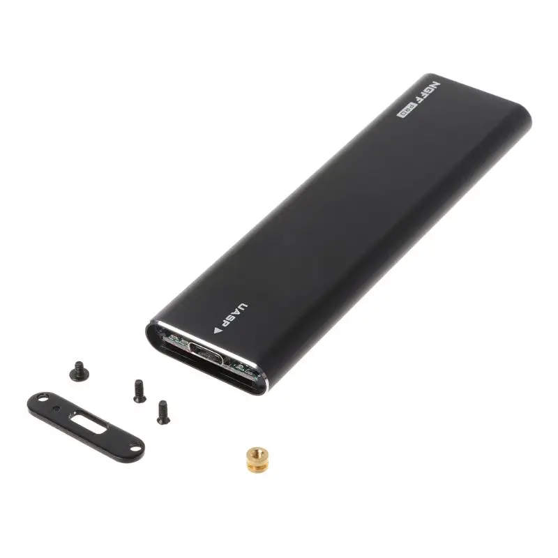 USB-C M.2 NGFF жесткий диск Корпус B Ключ SATA считыватель SSD к USB 3,0 адаптер алюминиевый Портативный D08B
