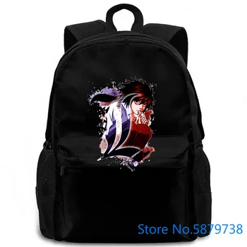 

Death Note The Letter L Ryuuku Ryuk white print print male women men backpack laptop travel school adult student