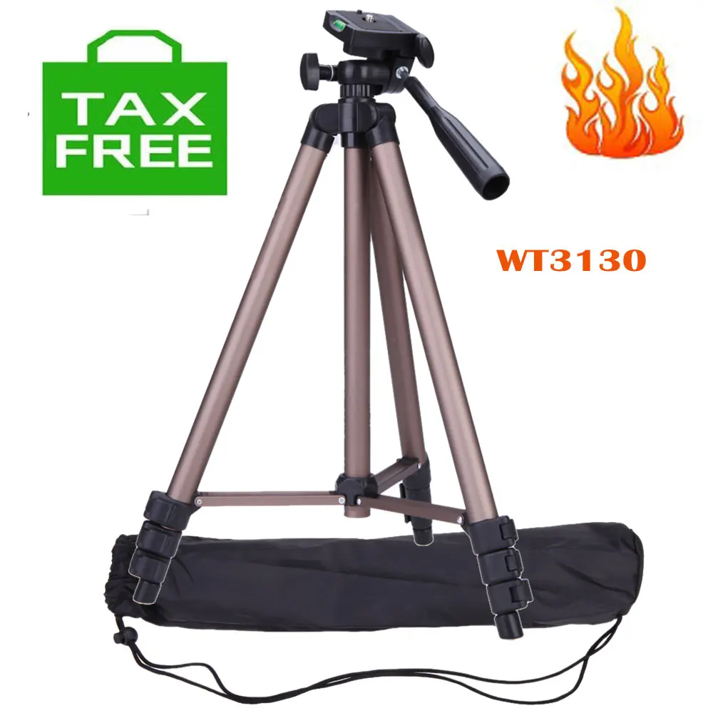 Weifeng WT3130 алюминиевый сплав штатив для камеры Canon Nikon sony DSLR камера s DV видеокамеры Легкий Мини Портативный штатив