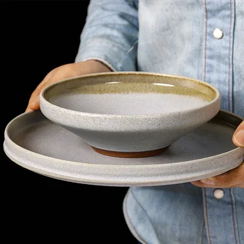 

Tableware Ceramic Dinner Plate Set Dish 8/10 Inch Porcelain Cute Dessert Plate Dinnerware Breakfast Fruit Dish Western Plate