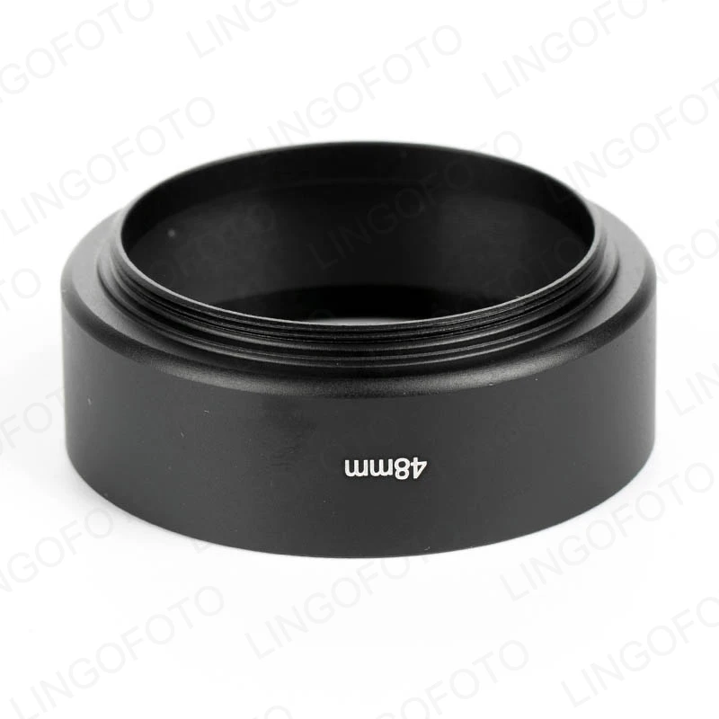 48 Millimetri Di Metallo Nero Lens Hood Ombra Ql17 Giii R35 F2 F2.8 R50 R28 E48