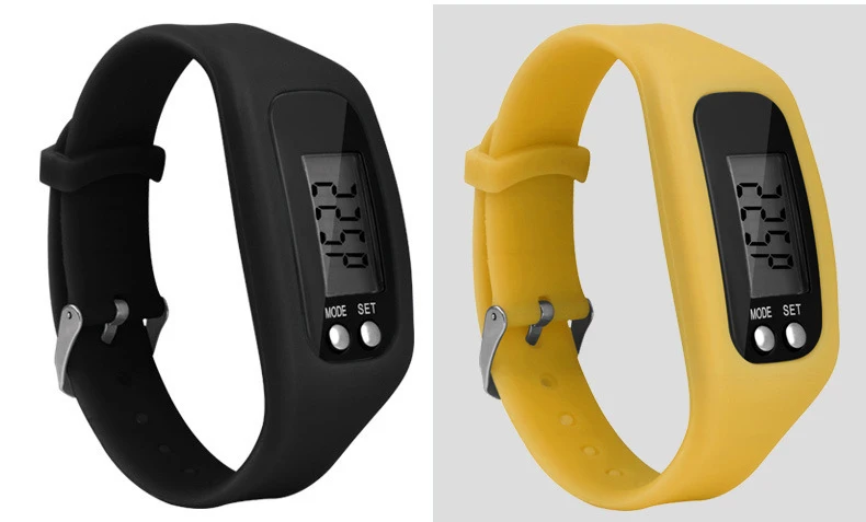 Pedometer Wristband Bracelet Silicone Fitness Smart Watch Sport Tracker Smart Band Running Smartwatch Kilometer Calorie Record