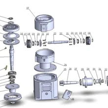 Ролик, вал, высечка, матрица, ось, подшипник KL150 машина для прессования гранул мельница