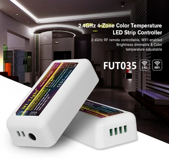 

MiLight FUT035 FUT036 FUT037 FUT038 FUT039 2.4G RF Wireless single color dimmer CCT RGB RGBW RGB+CCT led strip controller