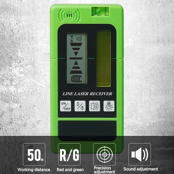 

Level Receiver Detector Leveling Vertical Horizontal Lines Pulse Receiver for Red Green Beam JDH99