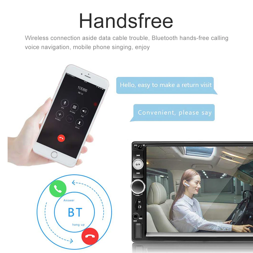 Amprime 2 Din Autoradio Universale 7