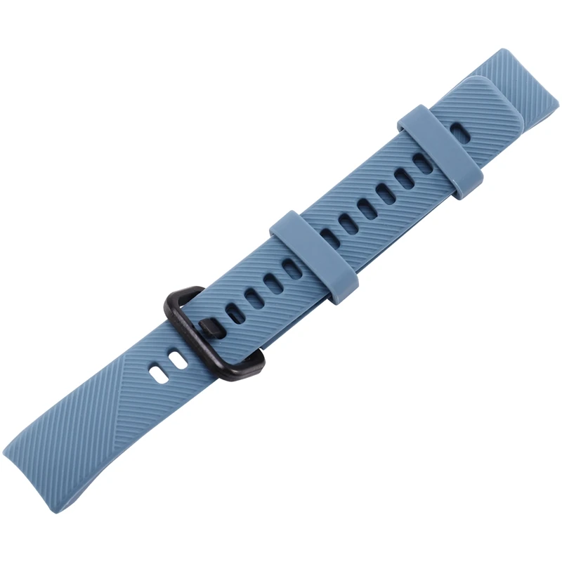 Rock blue Силиконовый ремешок для huawei Honor Band 4 стандартная версия Смарт-Браслет спортивный браслет - Цвет: Rock blue
