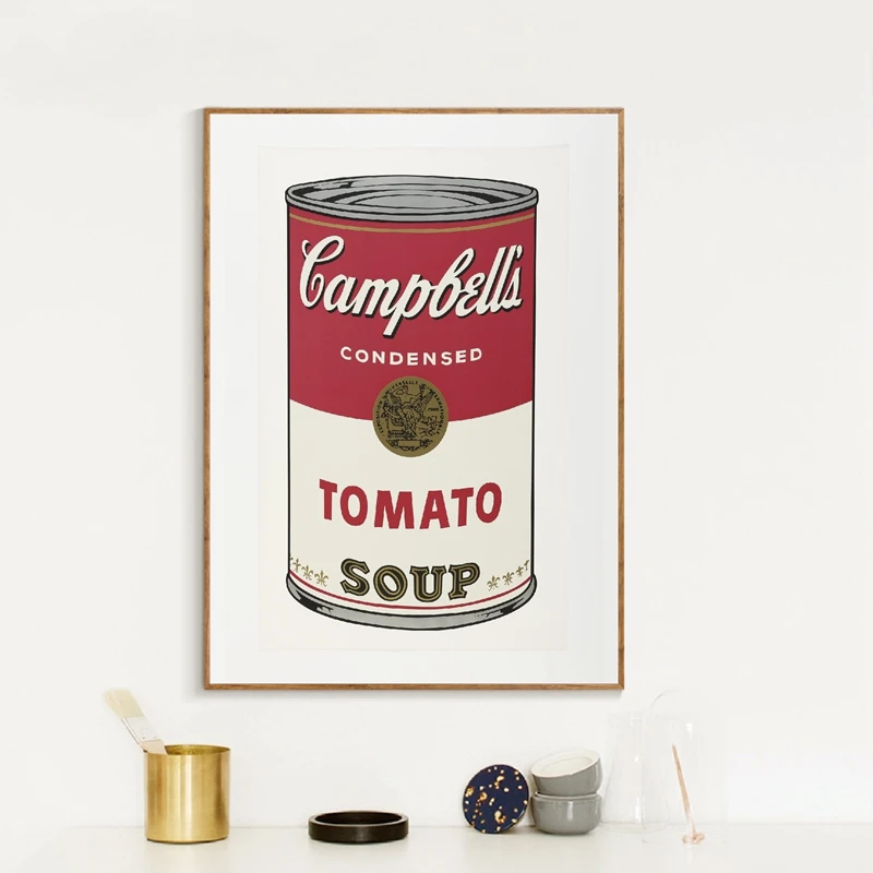 Andy Warhol Tomato Soup Wall Art Prints