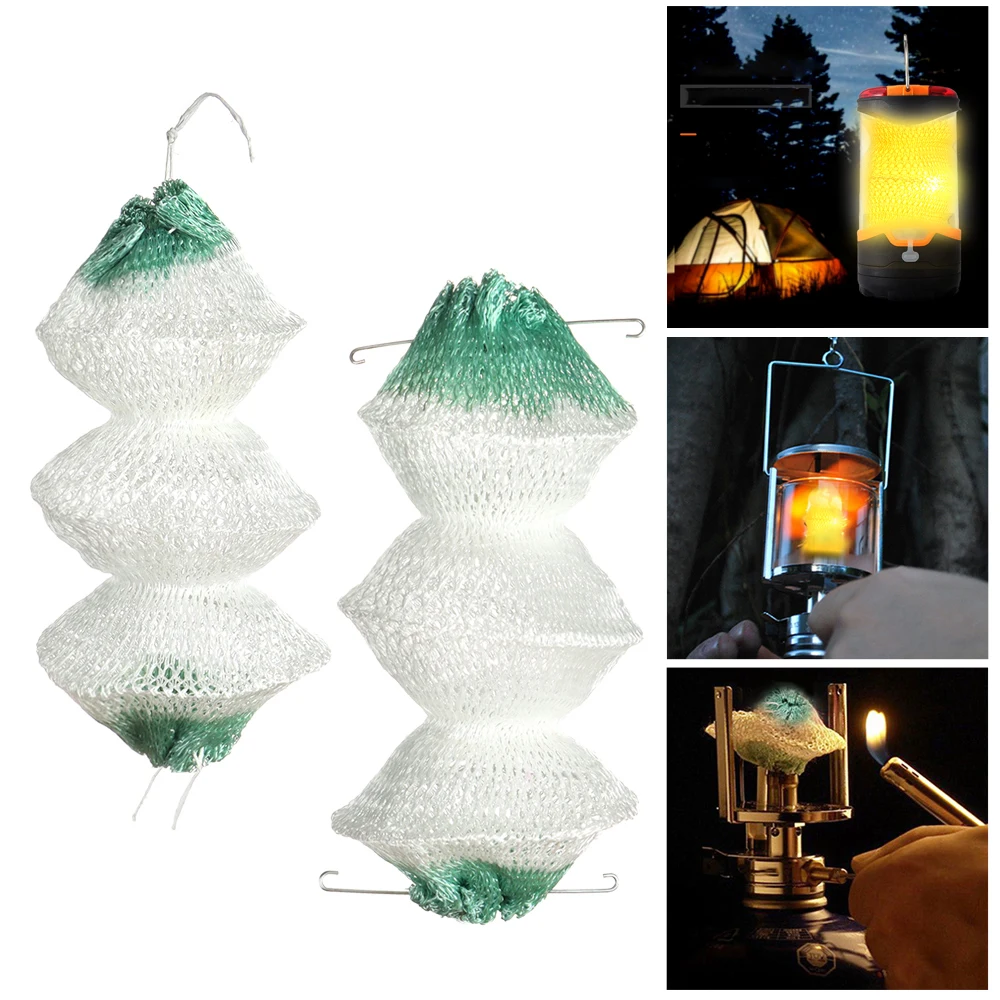 Spare Parts Durable Light Mesh Gas Lantern Mantles Lamp Cover Replacement