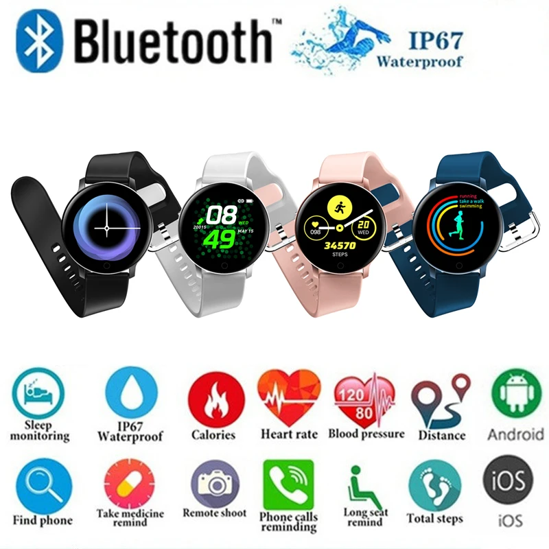 

LYKL Bluetooth Smart Watch X9 Heart Rate Monitor fitness tracker Smart Watch Fitness Tracker Bracelet Waterproof Smart Wristband