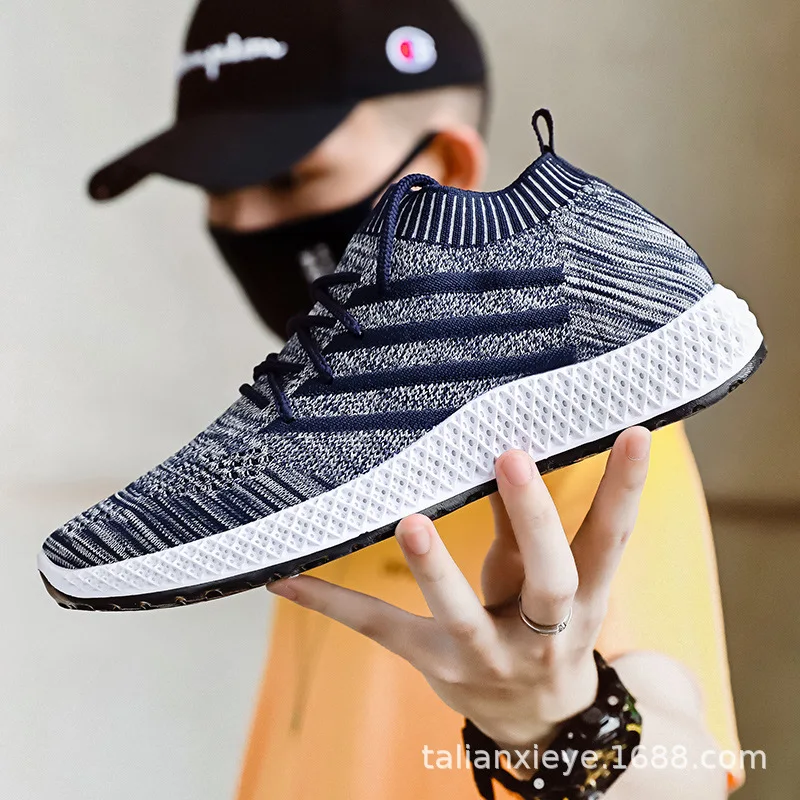 

Yu xiu Margin Shoppe Genuine Product MEN'S SHOES Summer 2019 Autumn Korean-style Fashion Shoe Versatile Breathable Fly Woven Sho
