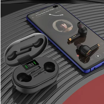 

TWS Wireless Headphones Bluetooth 5.0 Earphone HiFi Stereo Sound Sports Gaming Headsets Support Bluetooth Rename With Microphone