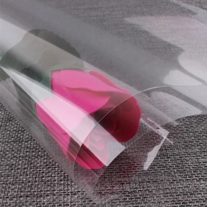 

50pcs Clear Cellophane Roll Packing Cello Plastic Film Paper Candy Cake Cookie Packaging And CraftT Gift Flower Floral Wrapping