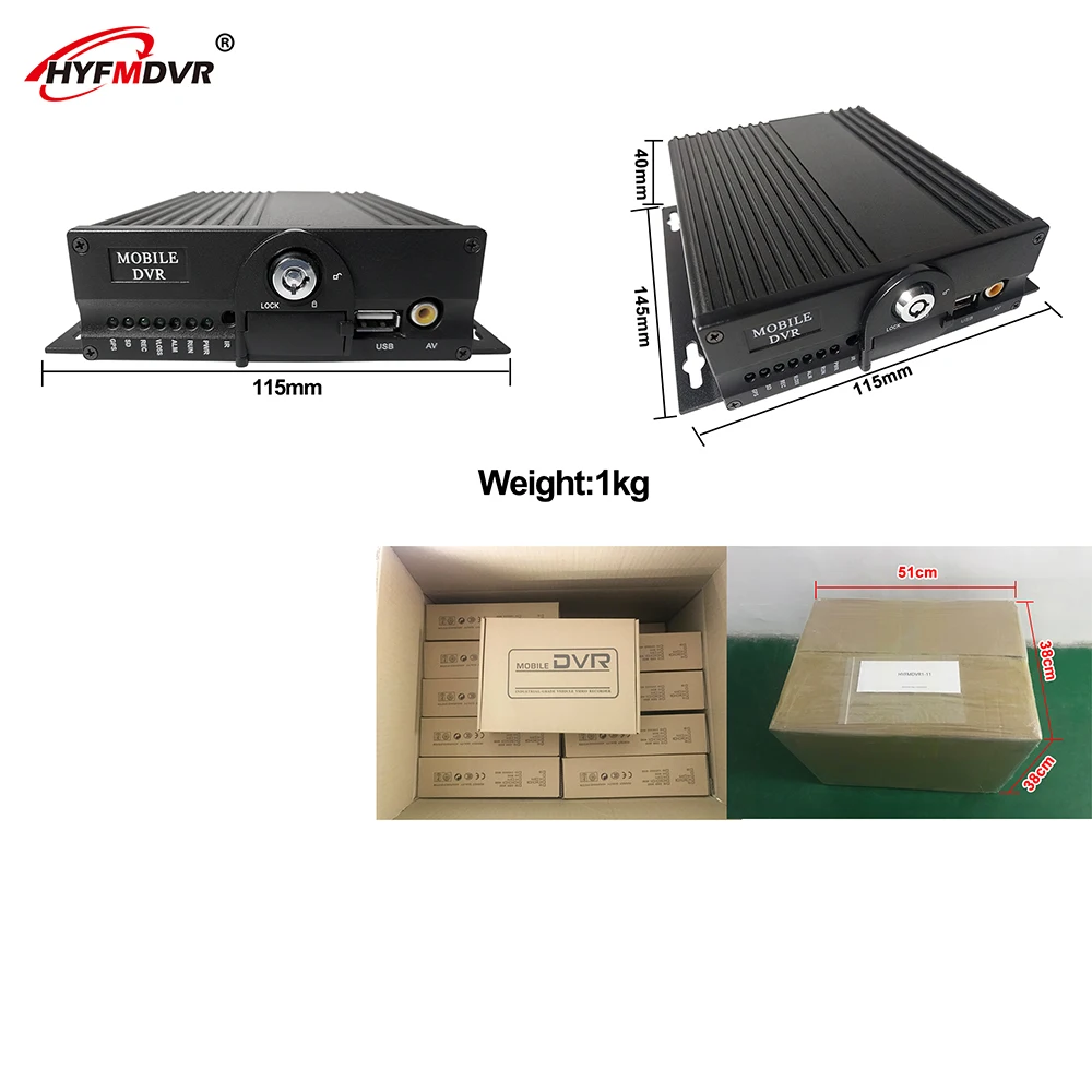 HYFMDVR с фабрики 4 канала AHD коаксиальный HD MDVR CMSV6 мониторинга платформа коробка грузовик/школьный автобус