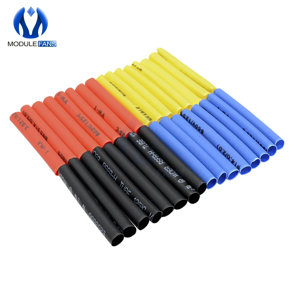 164PCS 328Pcs 530PCS Car Electrical Cable Tube kits Heat Shrink Tube Tubing Wrap Sleeve Assorted 8 Sizes Mixed Color heat shrink tubing