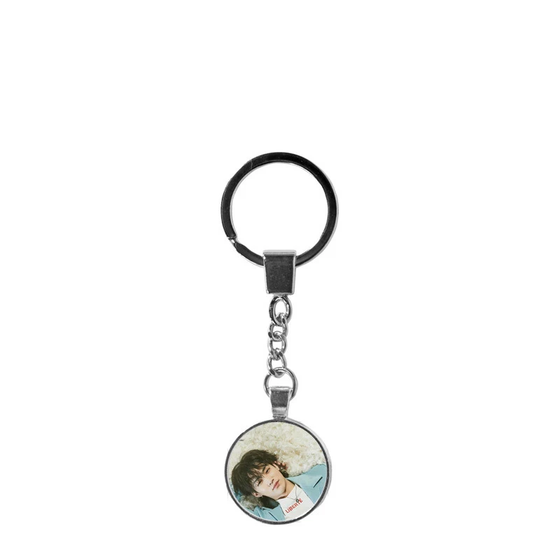 GOT7 Keychain YuGyeom BamBam Jackson Mark Junior JB Poster Round Pendant Keyring Key Chain Jewelry Accessories Gift | Украшения и
