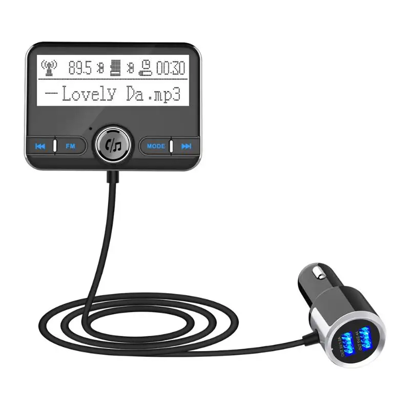 B31 Bluetooth 4,2 Handsfree fm-передатчик компактный и портативный удобный музыкальный плеер двойной USB зарядное устройство автомобильный комплект