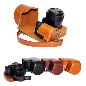 

New Pu Leather Camera Case For Leica V-Lux Typ 114 Camera Bag Cover Hard Case Protective Cover With strap
