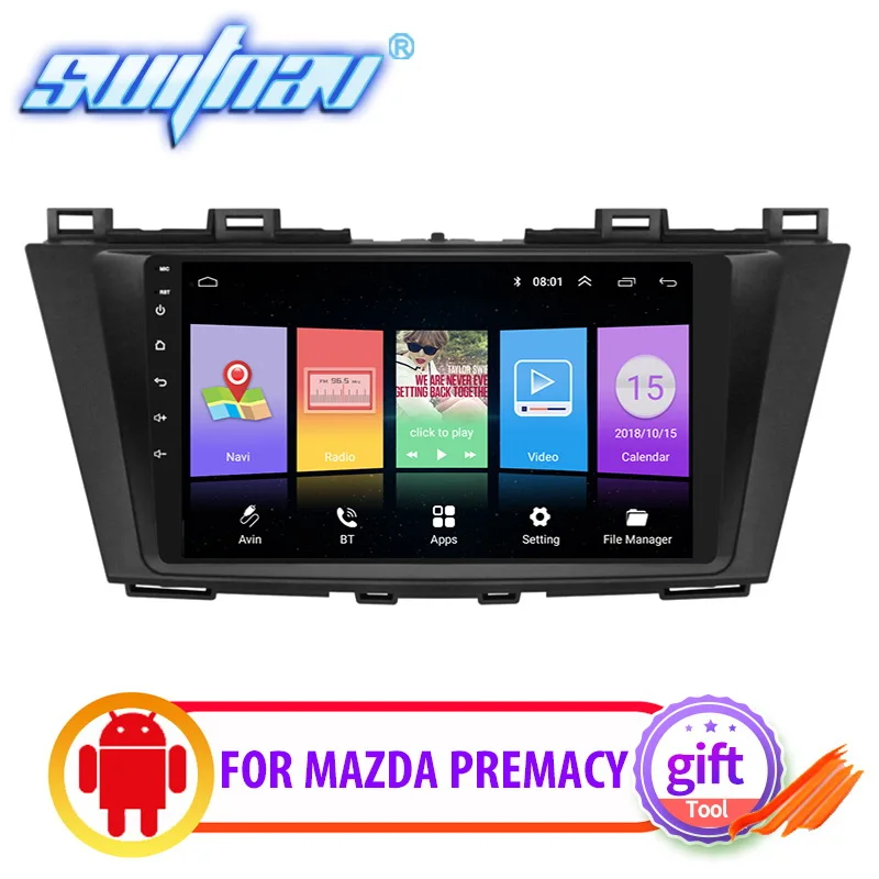 Автомобильный DVD плеер с Android 8 1 для MAZDA 5/PREMACY 2009 2012 автомагнитола gps мультимедиа