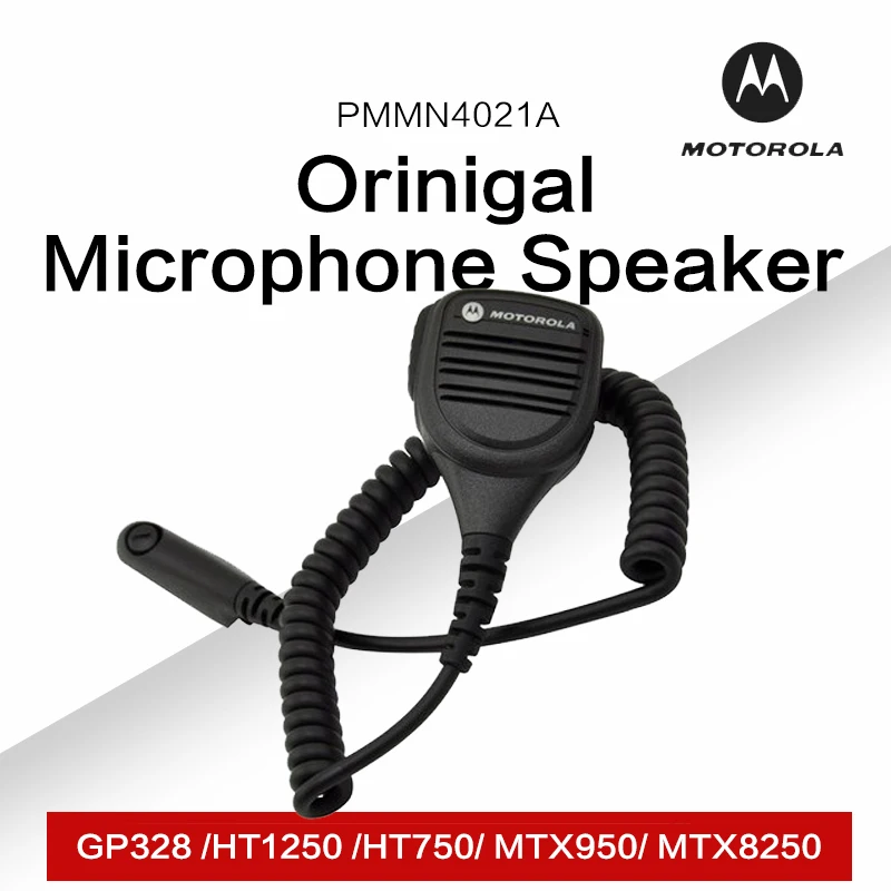 Micrófono de altavoz remoto Mag one de Motorola PMMN4021A, con conector de Audio de 3,5mm, para Motorola GP328, HT1250, HT750, MTX950, MTX8250