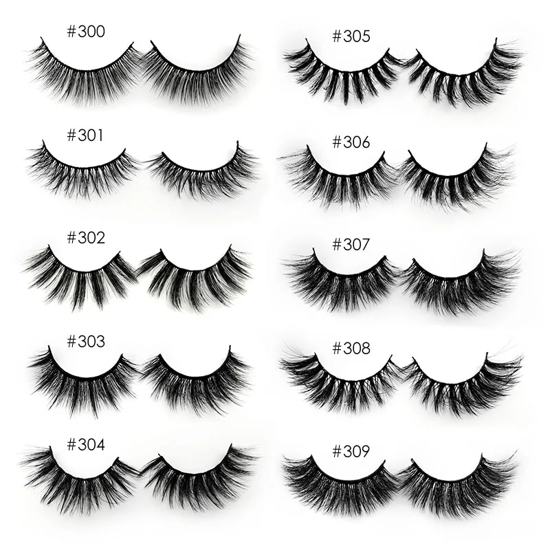 YSDO Wholesale Eyelashes 20/30/40/50/100 Pairs 3D Mink Lashes Natural Mink Eyelashes Makeup Dramatic 3D False Eyelashes In Bulk