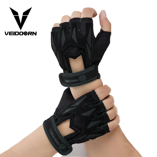 Veidoorn-guantes de gimnasio profesionales para levantamiento de pesas,  transpirables, para ejercicio, entrenamiento deportivo, Fitness, ciclismo,  hombre y mujer - AliExpress