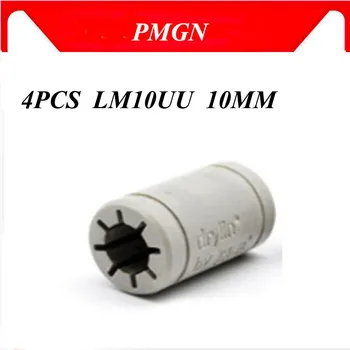 

PMGN 4PCS 10mm High quality shaft Solid Polymer LM10UU Bearing Igus Drylin RJ4JP-01-10 for 3D Printer