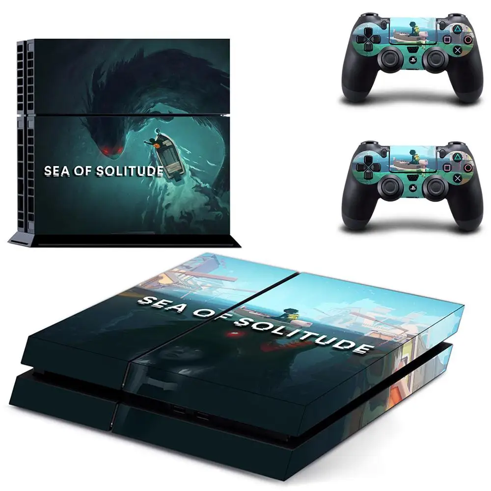 PS4 стикер море одиночной кожи PS 4 стикер s Play станция 4 наклейка Pegatinas Adesivo для консоли playstation 4 и 2 контроллера - Цвет: GYTM1899
