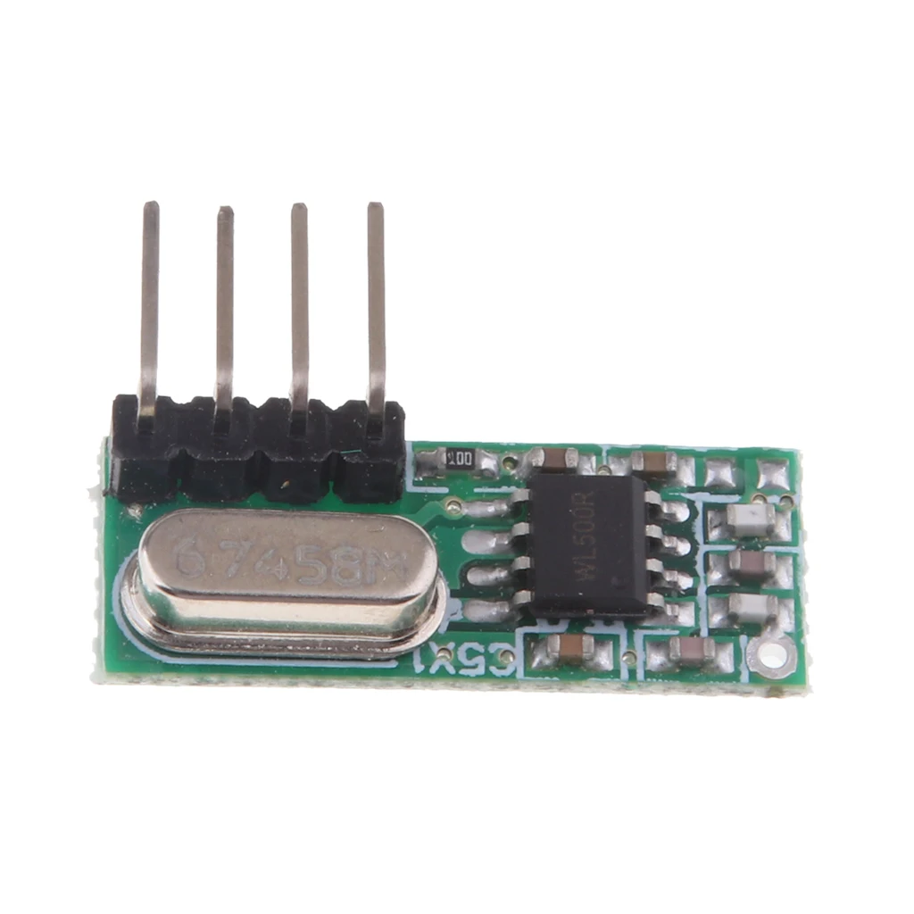 

RX-500 ASK RF Module Superheterodyne Receiver High Sensitivity, 433MHz, 1 Pack