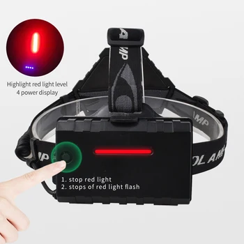 

Multi-function LED Headlight 5 Modes 2000LM Telescopic Zoom Flashlight for Outdoor Fishing Adjustable Near and Far Lights