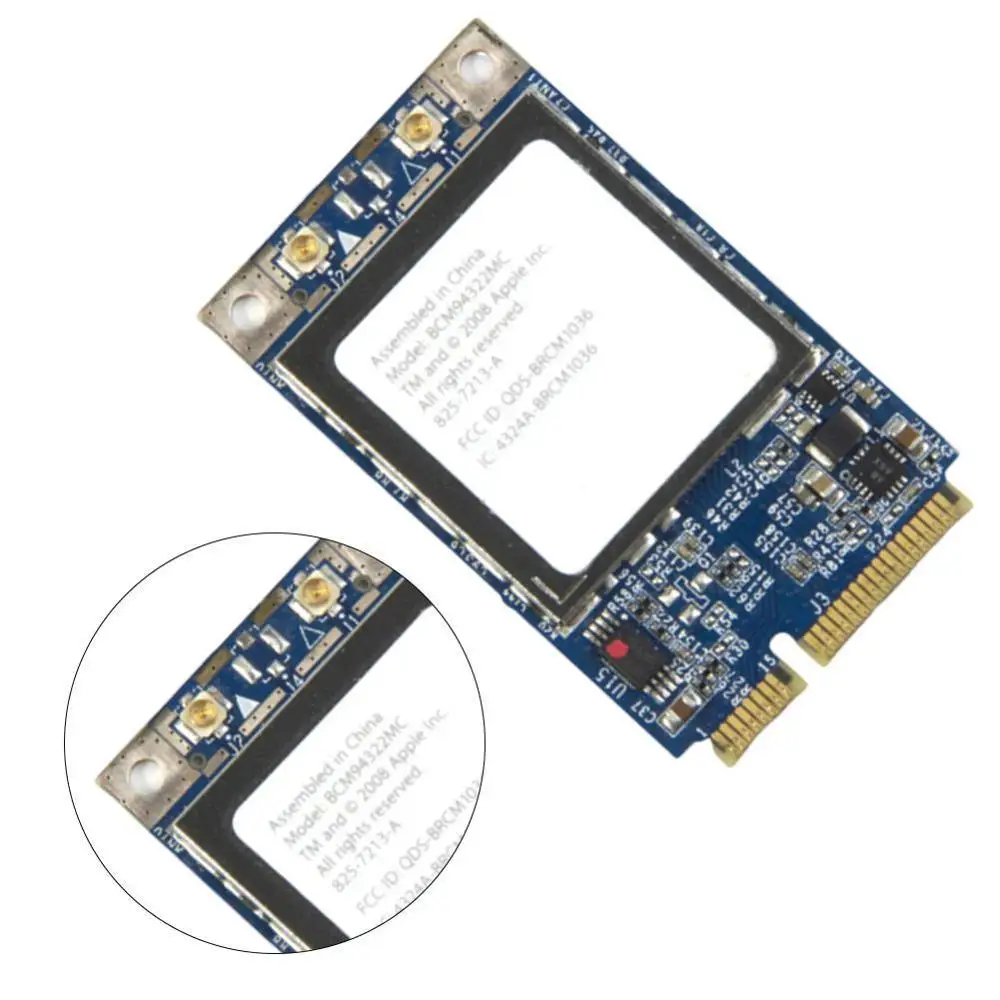 BCM94322MC Airport Extreme Wireless WIFI Card For All Pro MB988Z/A high speed PCI-E Mini Wlan network Card Support OS