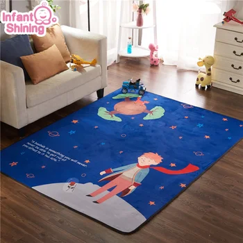 

Infant Shining Play Mat Thickened Living Room Mat Suede Children's Non-slip Crawling Mat Climbing Mat Game Carpet Non-Toxic