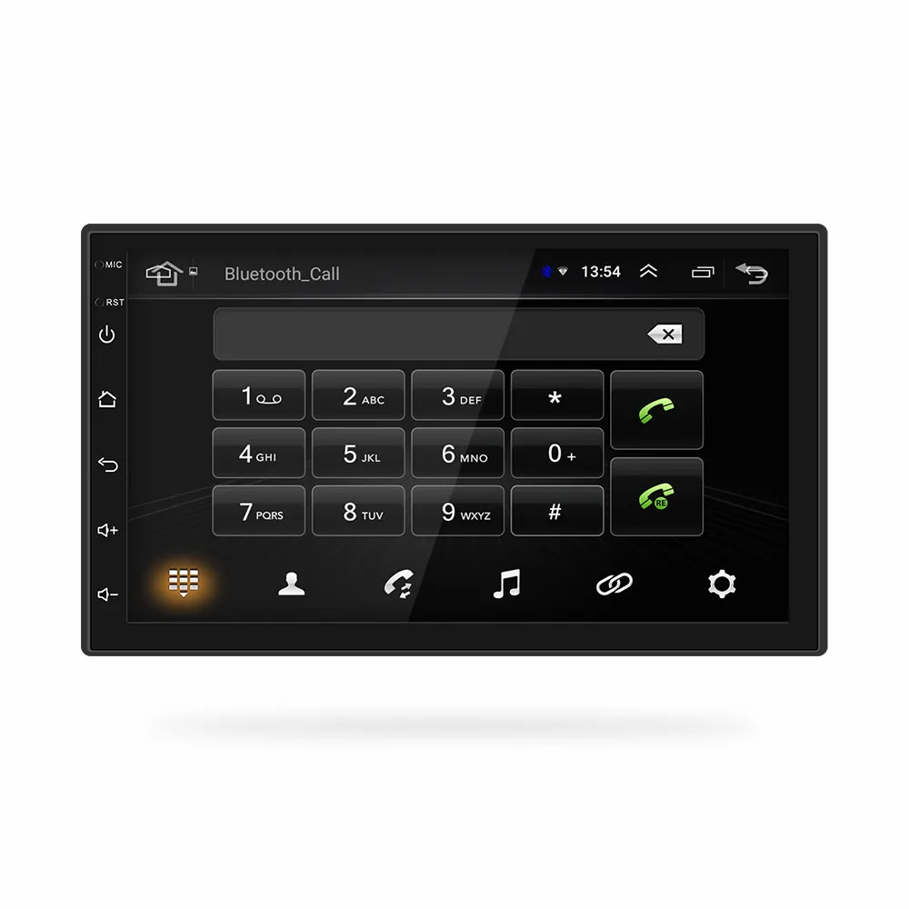 Универсальное автомобильное радио стерео Android 8,1 gps навигация Bluetooth Wifi " 2din автомобильное радио стерео четырехъядерный мультимедийный плеер аудио