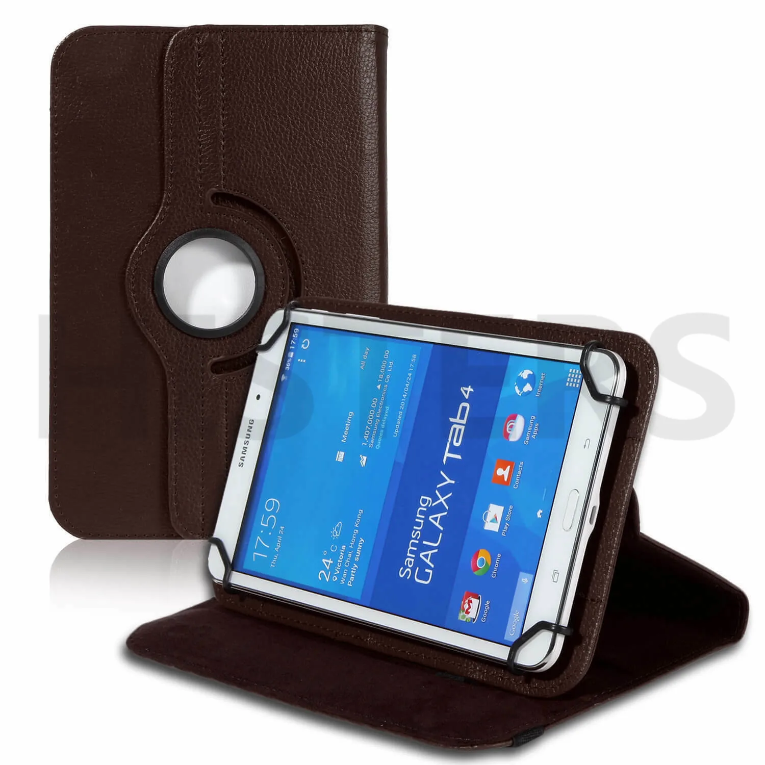 " дюймовый универсальный чехол для планшета чехол для Alcatel OneTouch One Touch 3T PIXI3 PIXI POP Hero 8"/POP 8S вращающийся на 360 градусов - Цвет: Style 3-BROWN