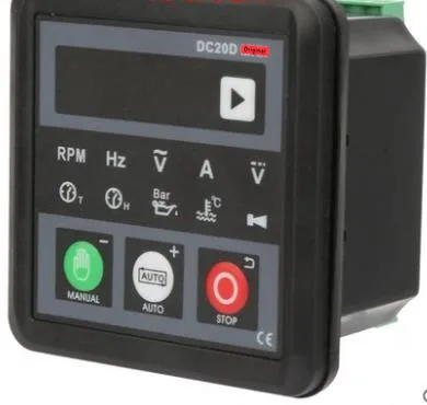 

DC20D Genset Controller Upgrade Version for Diesel/Gasoline Engine or Generator with RS485 Communication Port 120060