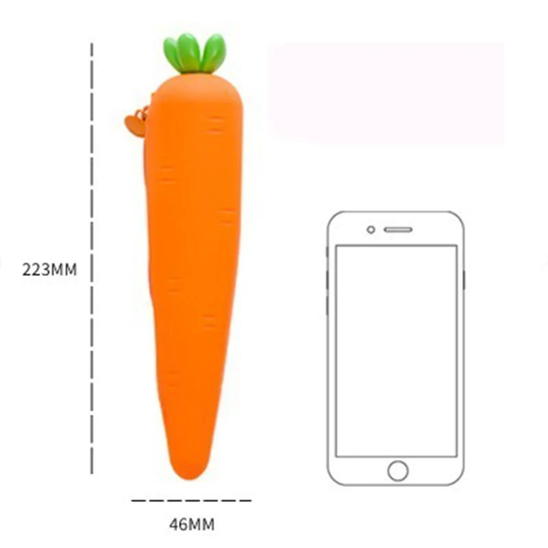 Cute Coin Purse Banana Pencil Case Kawaii Bag Silicone Purse Funny Purses For Kids Yellow Corn Coin Bags For Children (14)