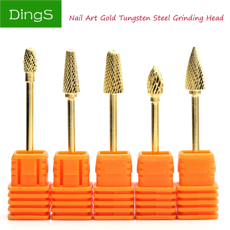 1pc 5 Type Tungsten Steel Nail Drill Bit Milling Manicure Cutter for Pedicure Machine Sander Grinding Head Device Electric Tools |