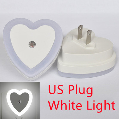 Night Light Sensor Control Night Lamp Energy Saving LED Sensor Lamp US/UK/EU Plug Nightlight for Children Kids Bedroom