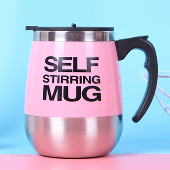 

self stirring mug Creative stainless steel Magnetized stirring cup Automatic Mixing Milk Coffee Cup Anti scalding coffee mugs