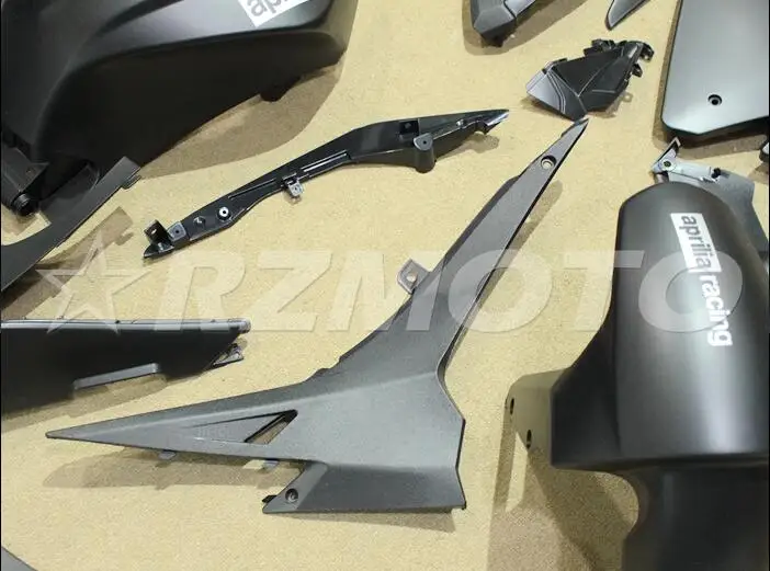 Литьевая Форма ABS полный обтекатель комплект подходит для Aprilia RS4 50 125 2012 2013 12 13 14 15 на заказ черный матовый