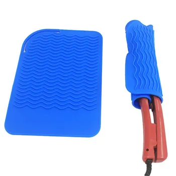 

Silicone Mat Heat-resistant Heat Insulation Pad Foldable Mat For Electric Hair Roller Stick Accessories