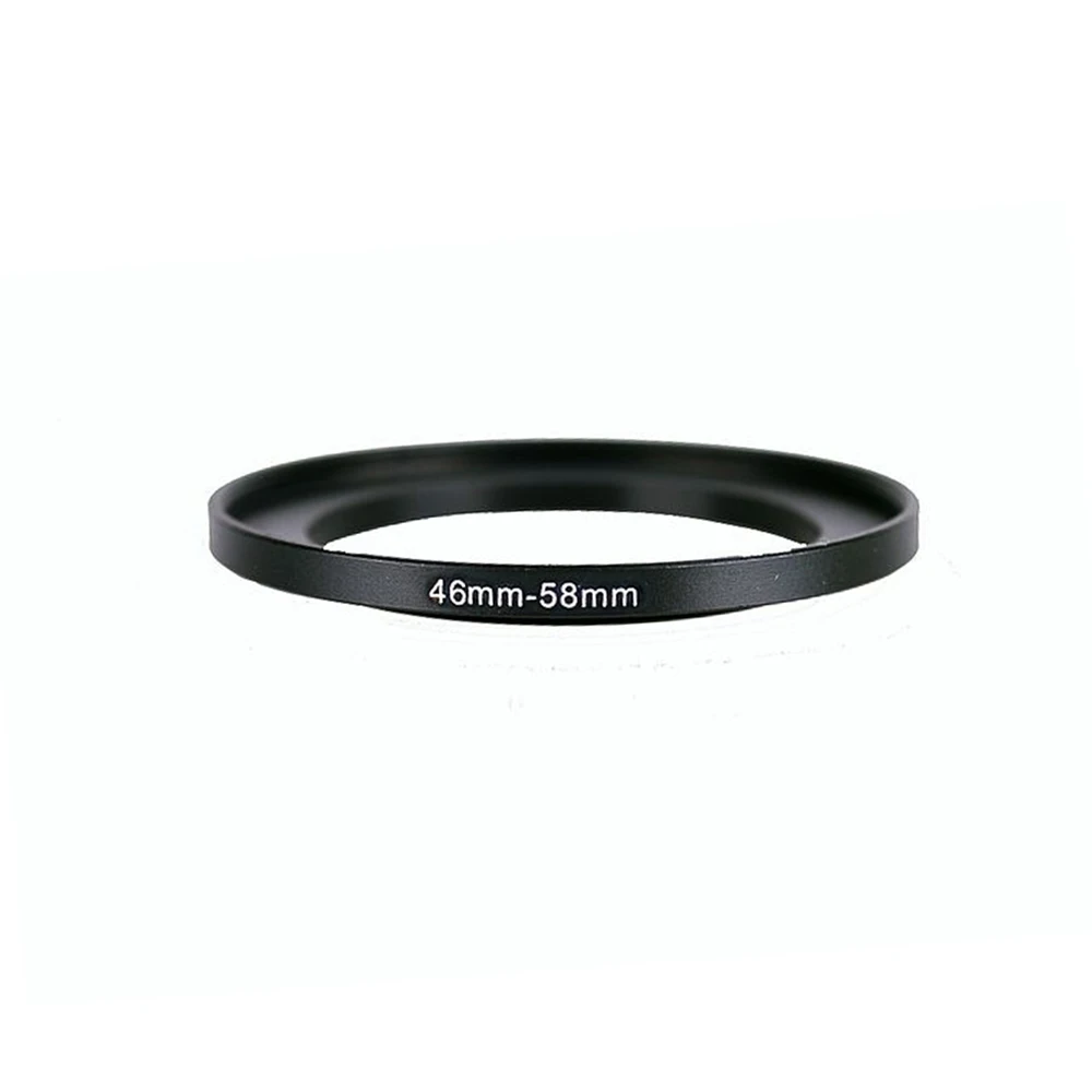 

46mm-58mm 46-58 mm 46 to 58 Step Up Lens Filter Metal Ring Adapter Black